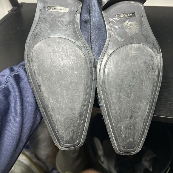 Magnanni "Tosi" Cap Toe Suede Leather Oxford, Navy, Men's 12 M - Picture 10 of 12